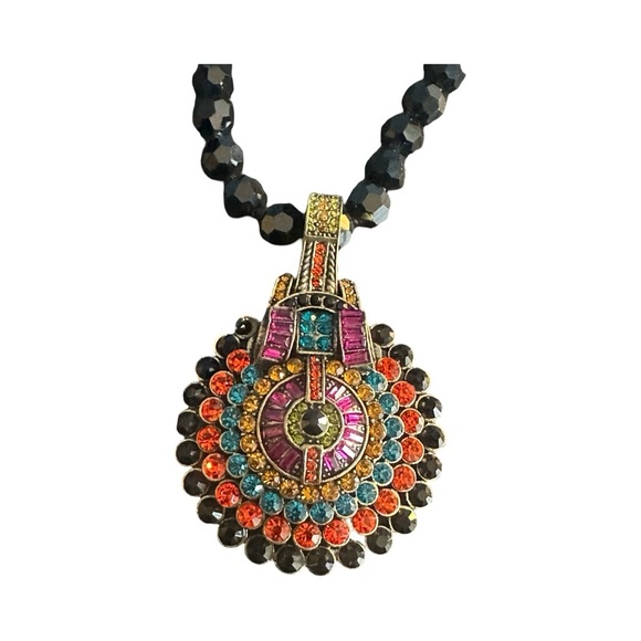 Heidi Daus Guilty Pleasure Beaded Crystal Magnetic Enhancer Necklace - Picture 6 of 14